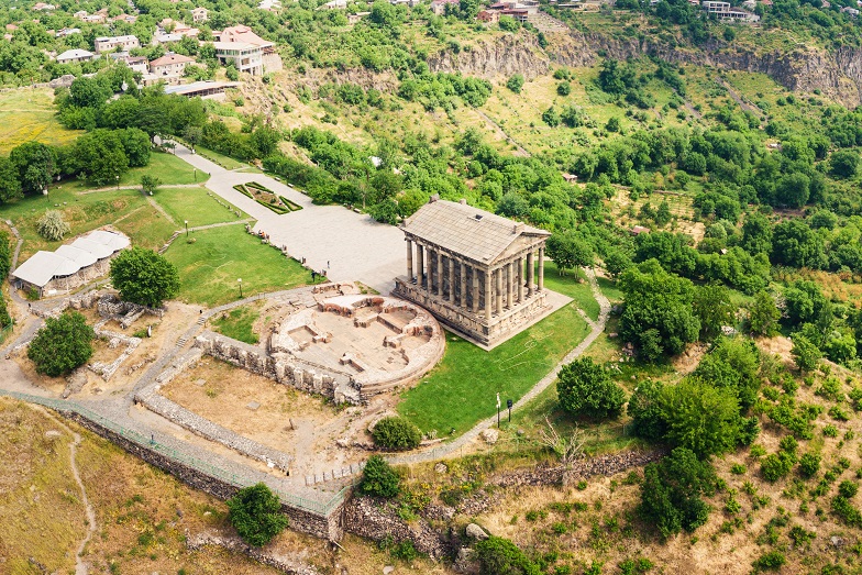アルメニアのガルニ渓谷の柱状節理